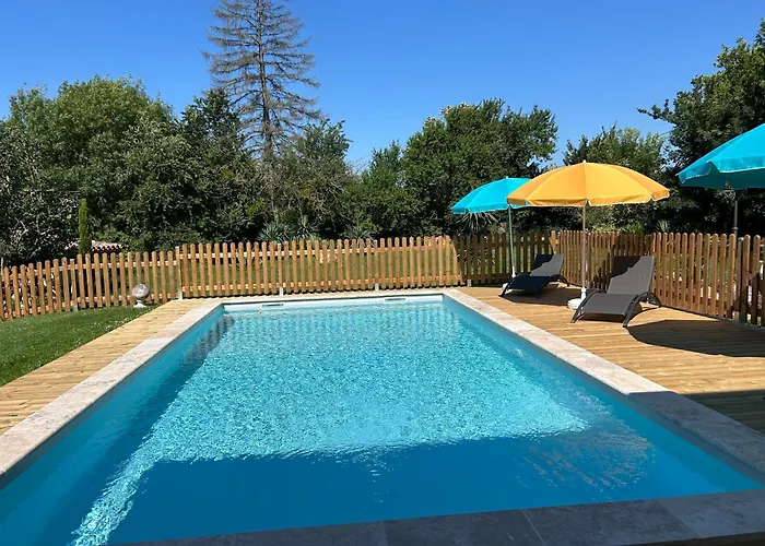 La Clef Des Champs - Vue Imprenable - Piscine Chalet Sajas